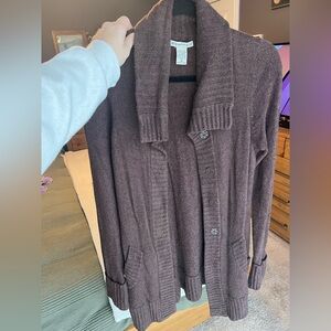 ExOfficio Dark Brown Wool Blend Outerwear